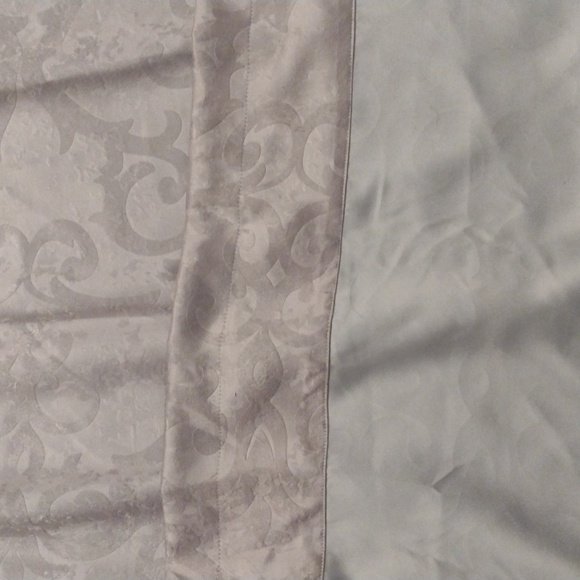 NEW Heavy Purple Gray Velvet Burnout Curtain Panel 84" - Picture 13 of 14